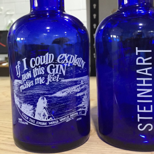 Product image for Steinhart Gin Blue Apothecary Bottle