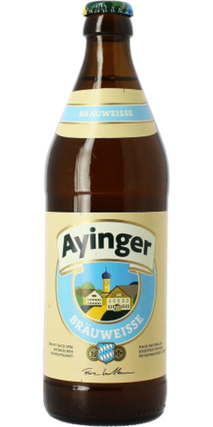 A product image for Ayinger – Brau Weisse Wheat Beer
