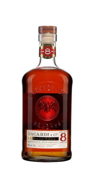 A product image for Bacardi 8 Year Old