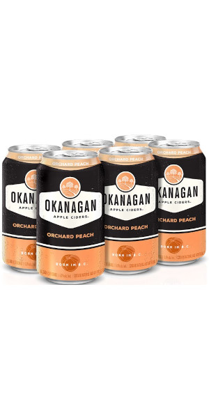 A product image for Okanagan – Peach Cider 6pk