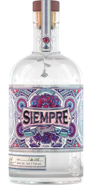 A product image for Siempre Tequila Plata