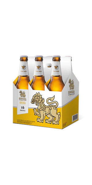 A product image for Singha – Pale Lager Beer 6pk