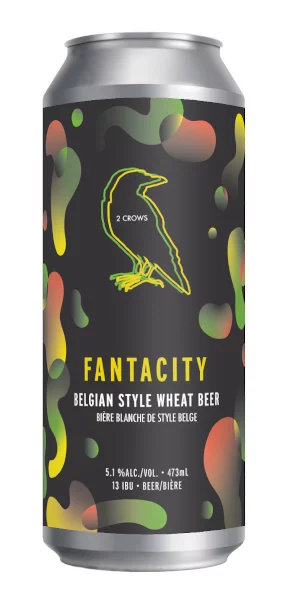 A product image for 2 Crows – Fantacity Witbier