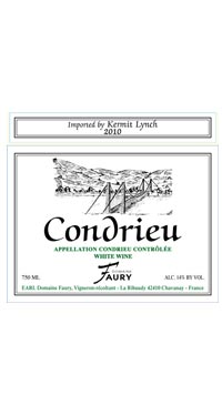A product image for Faury Condrieu