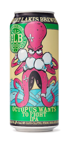 A product image for Great Lakes Octopus Wants to Fight IPA