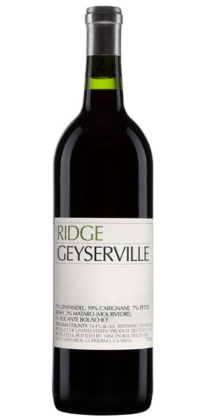 A product image for Ridge Estate Geyserville Zinfandel