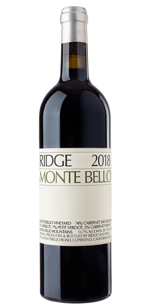 A product image for Ridge Monte Bello Cabernet Sauvignon