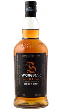 A product image for Springbank 10 Year Old Single Malt
