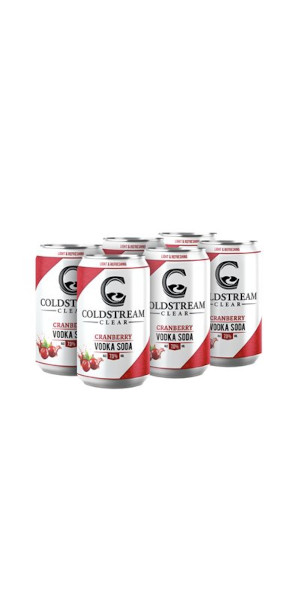 A product image for Coldstream Cranberry Vodka Soda 6pk