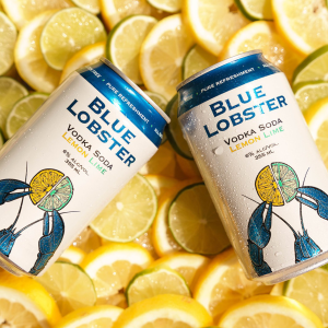Product image for NS Spirit Co. - Blue Lobster Lemon Lime Vodka Soda 6pk