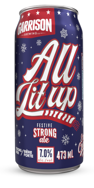 A product image for Garrison – All Lit Up Christmas Ale