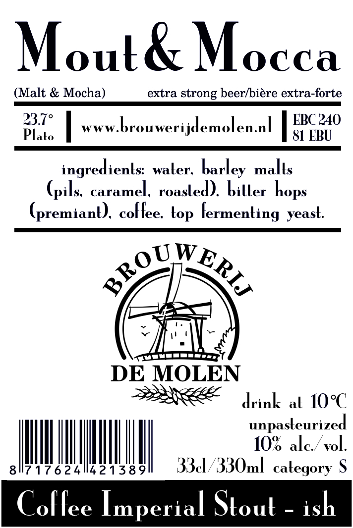 A product image for De Molen Mout & Mocca