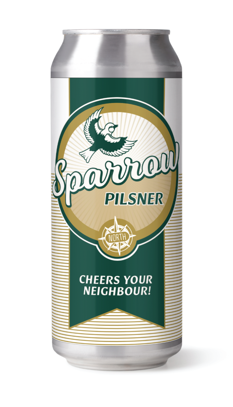 A product image for North Sparrow Pilsner Can