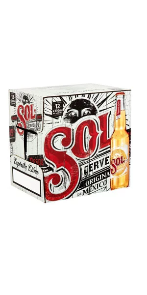 A product image for Sol – Lager Beer 12pk