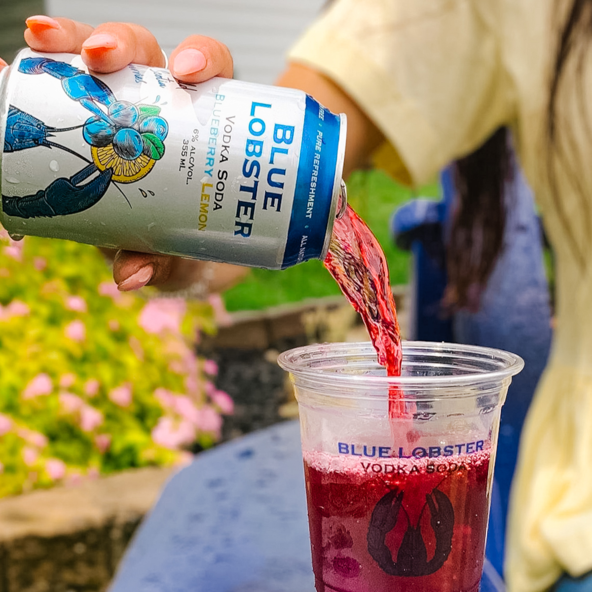 Product image for NS Spirit Co. - Blue Lobster Blueberry Lemon Vodka Soda 6pk