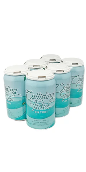 A product image for Colliding Tides – Gin Twist Gin Soda 6pk