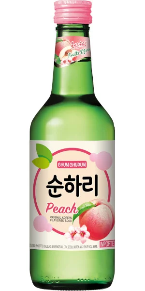 A product image for Chum Churum Peach Soju