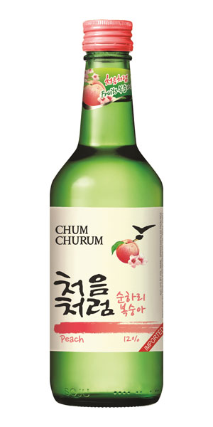 chum churum soju peach citron