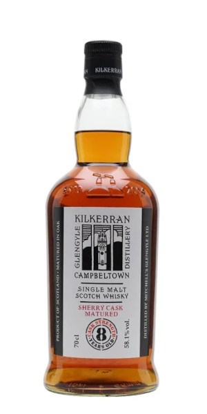 A product image for Kilkerran 8 Year Old Cask Strength