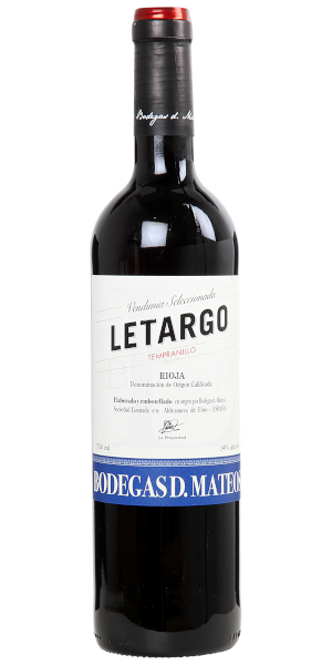 A product image for Letargo Rioja Tempranillo