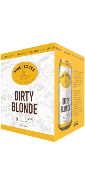 A product image for Nine Locks – Dirty Blonde 473ml x 4pk