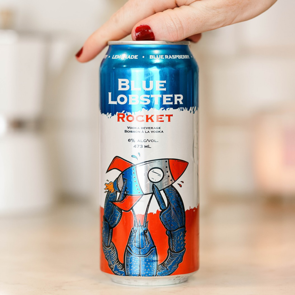 Product image for NS Spirit Co. - Blue Lobster Rocket Soda