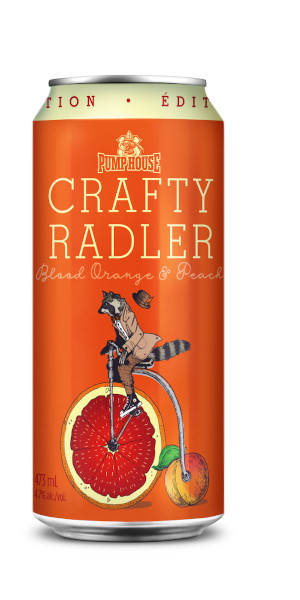 A product image for Pumphouse Crafty Radler Peach and Blood Orange