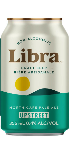A product image for Upstreet Libra Non-Alc Pale Ale 4pk