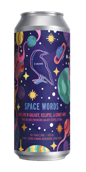 A product image for 2 Crows – Space Words Triple IPA
