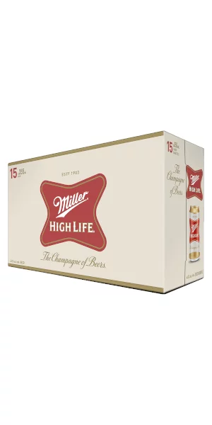 A product image for Miller – High Life Lager 15pk