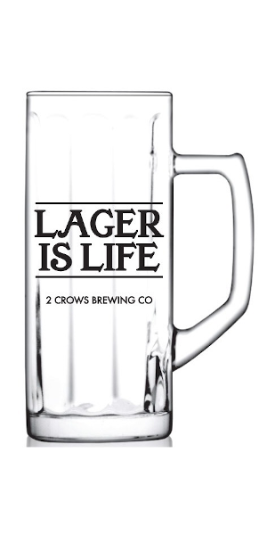 A product image for Lager Is Life Glass Stein