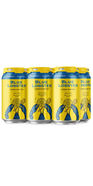 A product image for NS Spirit Co. – Blue Lobster Lemon Iced Tea 6pk