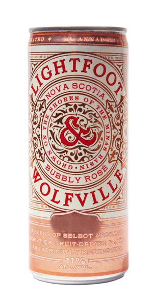 A product image for Lightfoot & Wolfville Bubbly Rose Can