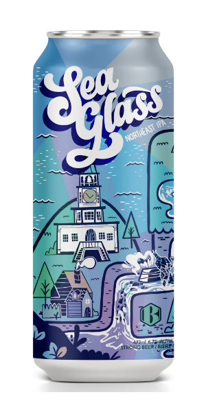 A product image for Burnside Brewing – Sea Glass Northeast IPA