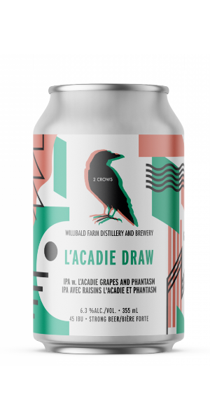 A product image for 2 Crows x Willibald – L’Acadie Draw IPA