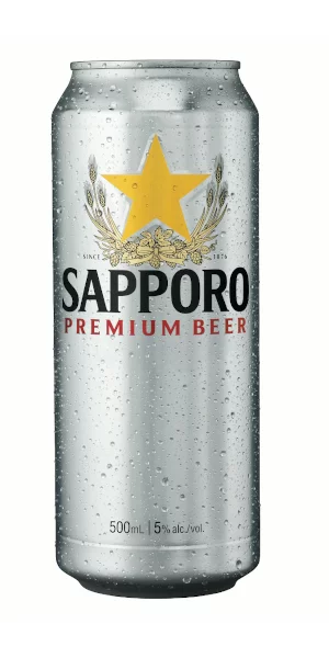 A product image for Sapporo Premium Lager