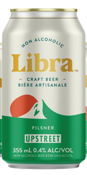 A product image for Upstreet Libra Pilsner Non-Alc 4pk