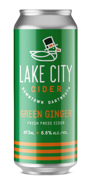 A product image for Lake City – Green Ginger Cider