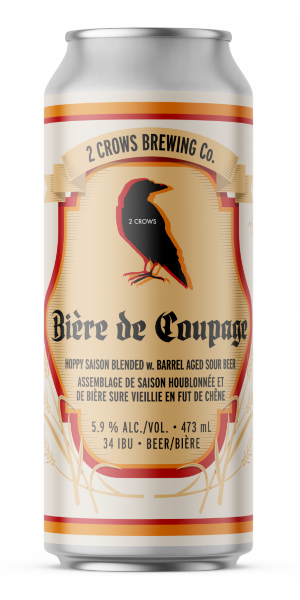 A product image for 2 Crows – Biere de Coupage Blended Saison