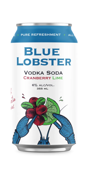A product image for NS Spirit Co. – Blue Lobster Cranberry Lime 6pk