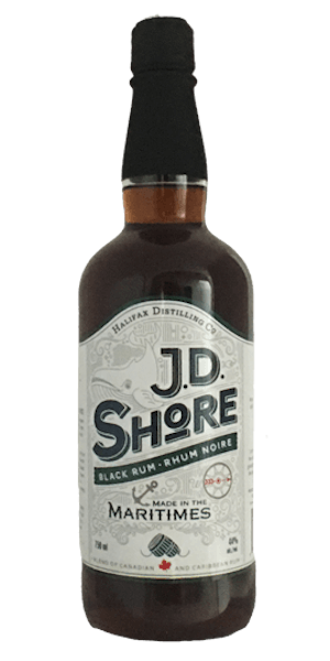 A product image for JD Shore Queen of the Fleet Spiced Black Rum