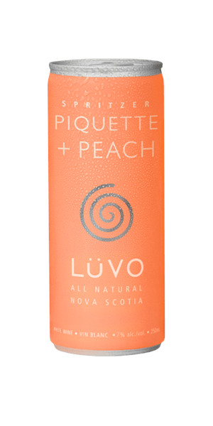 A product image for Luvo Piquette Peach Can