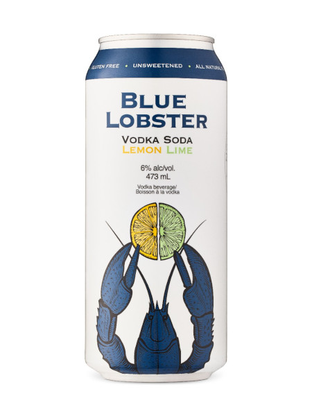A product image for NS Spirit Co. – Blue Lobster Lemon Lime Vodka Soda Can
