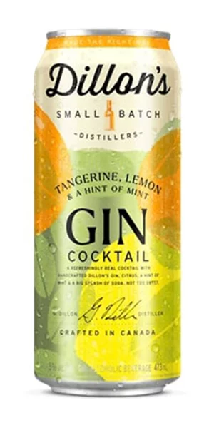 A product image for Dillon’s Distillery – Tangerine Lemon Mint Seltzer