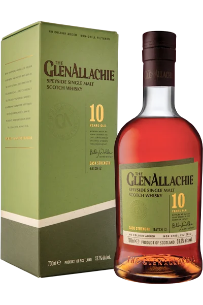 A product image for The GlenAllachie 10 Year Old Cask Strength