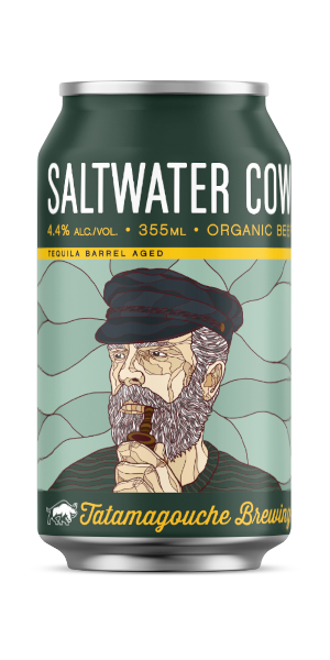 A product image for Tata – Saltwater Cowboy Tequila Barrel Aged Gose