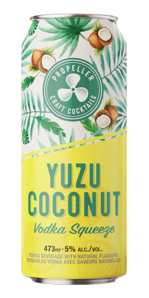 A product image for Propeller Craft Cocktails – Yuzu Coconut Vodka Squeeze