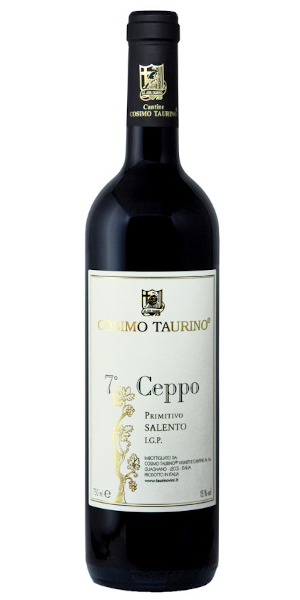 A product image for Taurino Primitivo 7 Ceppo