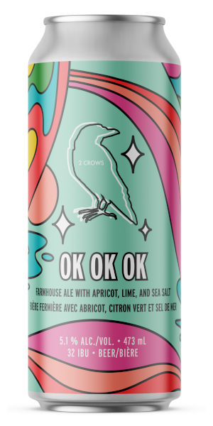 A product image for 2 Crows –  OK OK OK Farmhouse Ale