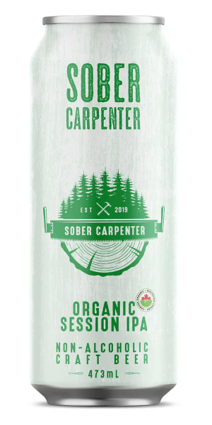 A product image for Sober Carpenter – Non Alcoholic Organic Session IPA